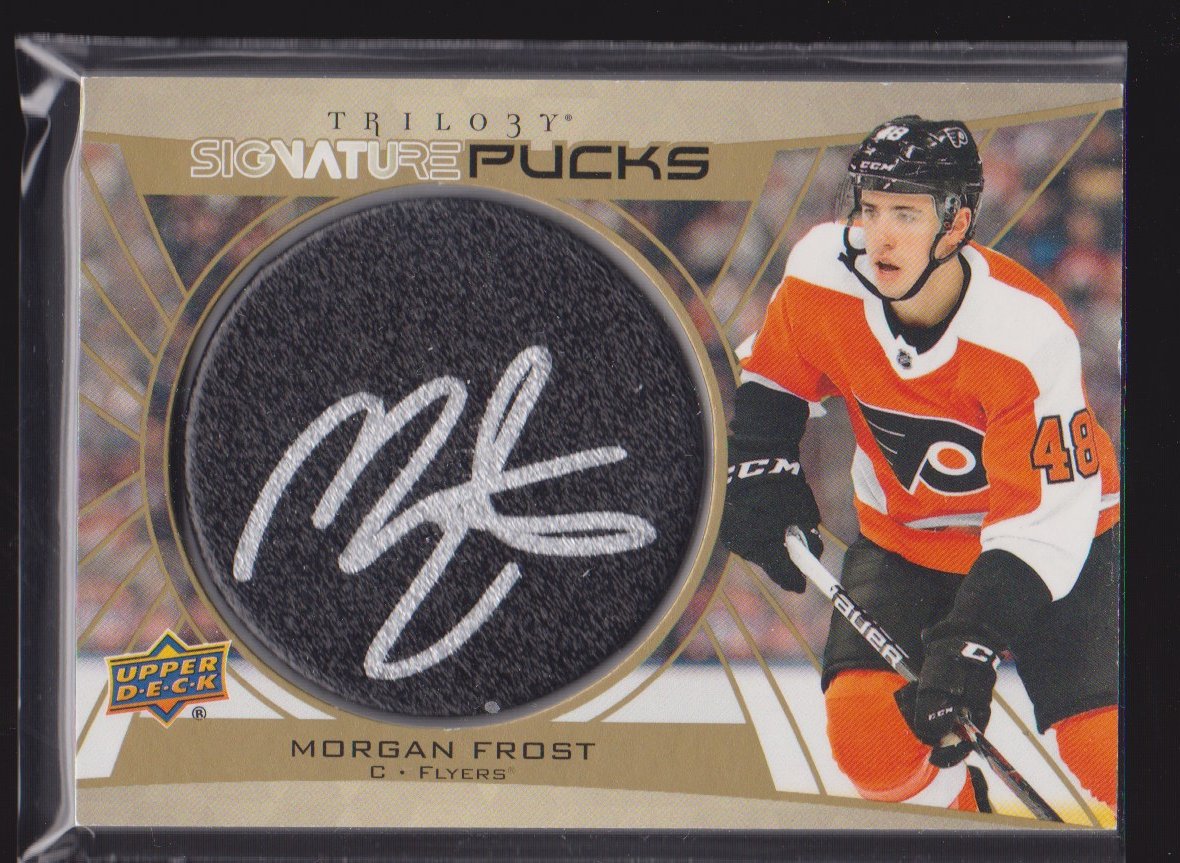 (image for) 2020-21 Upper Deck Trilogy Signature Pucks #SPMF Morgan Frost
